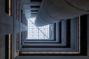 Nová budova ČVUT, ve které sídlí fakulta architektury, podle návrhu Aleny Šrámkové