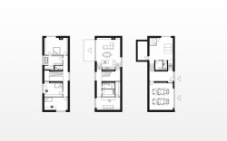 Rodinný dům v Chrustenicích, Refuel works / Zbyněk Ryška, Jan Skoupý, půdorys