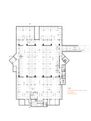 City Campus Ostrava, Zázemí sportu a behaviorálního zdraví, ATELIER SIMONA GROUP: Půdorys 1PP