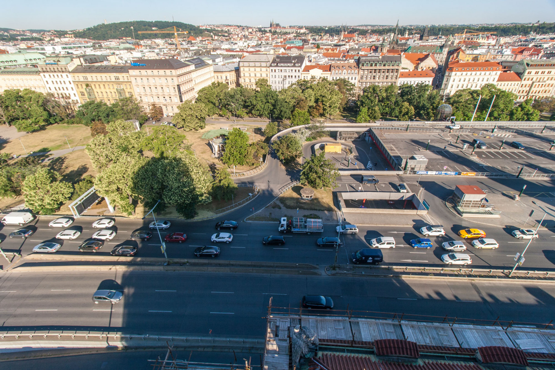 Prostředí Hlavního nádraží Praha