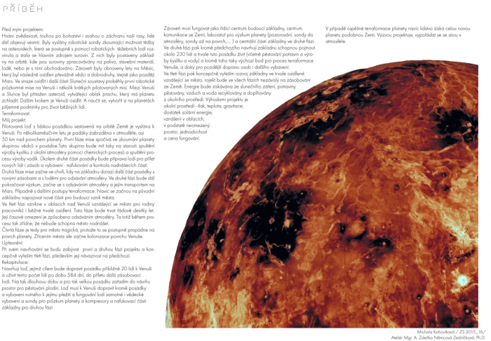 Michaela Kohoutková, Město plovoucí v oblacích Venuše / On the Edge - foto