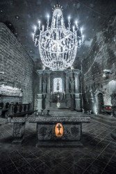 Podzemní prostory solného dolu Wieliczka