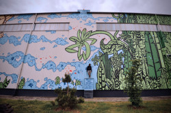 Velkoformátový mural art Kosmos, Michal Škapa