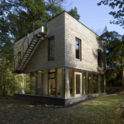 Dřevěný dům ve středních Čechách