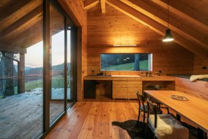 Pařezová chaloupka v Orlických horách od molo architekti