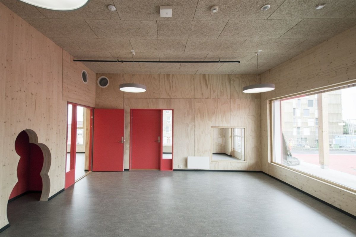 MDH Arkitekter SA, školka Moholt, interiéry, foto