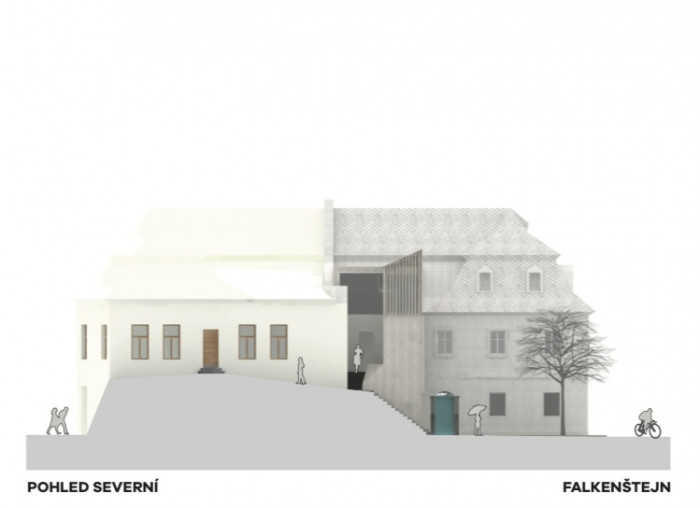 Pivovar Falkenštejn, Atelier Hoffman, severní pohled