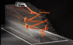 Návrh Muzea živlů, respektive Muzea lanové dráhy v Peci pod Sněžkou, se inspiroval projektem švýcarského architekta Gigona Guyera, který realizoval podobnou stezku v parku archeologického muzea u Osnabrücku