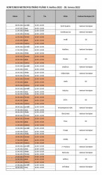 Harmonogram bílého kontejneru pro připomínky veřejnosti