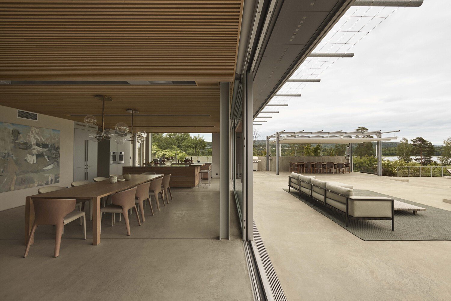 Luxusní vila z betonu od dánských CF Møller Architects