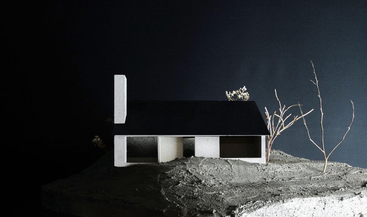 Cabin Rones, řez, Sanden+Hodnekvam / Ingvild Hodnekvam, John Sanden, Yngvild Lund