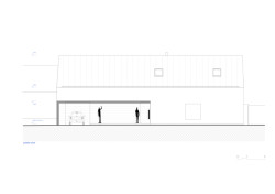 Rodinný dům v Polánce, CL3: Pohled sverovýchodní