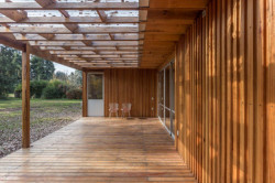 Modulární dřevostavba Casa de Madera, Estudio Borrachia