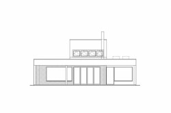 Dům se světlíkem, jižní pohled, Atelier 11