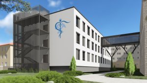 Přístavba Karvinské hornické nemocnice - vizualizace