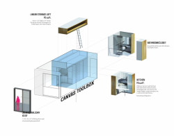 Carmel Place, axonometrie