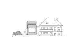 Přístavba ke školce Montessori v Jablonci nad Nisou, Mjölk architekti: Pohled severní