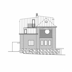 třiarchitekti, Stavební úpravy RD v Říčanech u Prahy, pohled jihozápadní – foto