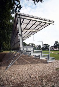 Tribuna fotbalového hřiště TJ Sokol, Záryby