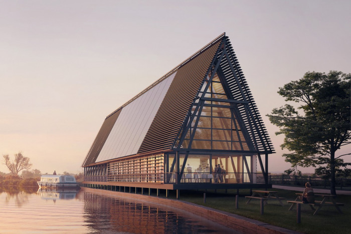 Návštěvnické a vzdělávací centrum Acle Bridge, FAM Architekti, Feilden+Mawson