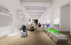 Vizualizace výstavy Made by Fire od edit! architects