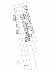 Rodinný dům ze stoletého humna, situace, Eliška Turanská