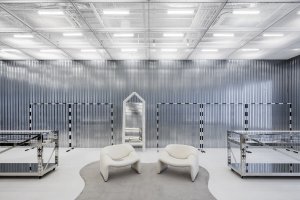 Multifunkční prodejna Off-White od Virgila Abloha a studia AMO
