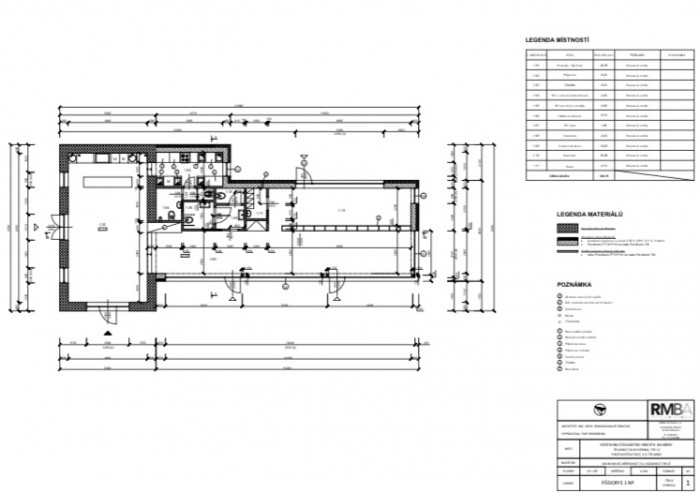 Kavárna Kovárna Čeladná, RMBA Architekti, půdorys