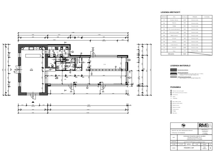 Kavárna Kovárna Čeladná, RMBA Architekti, půdorys
