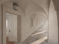 Vizualizace rekonstrukce - předsálí