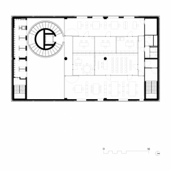 baukuh, House of Memory, půdorys 2. NP – foto