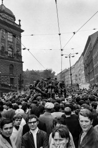 Václavské náměstí, srpen 1968