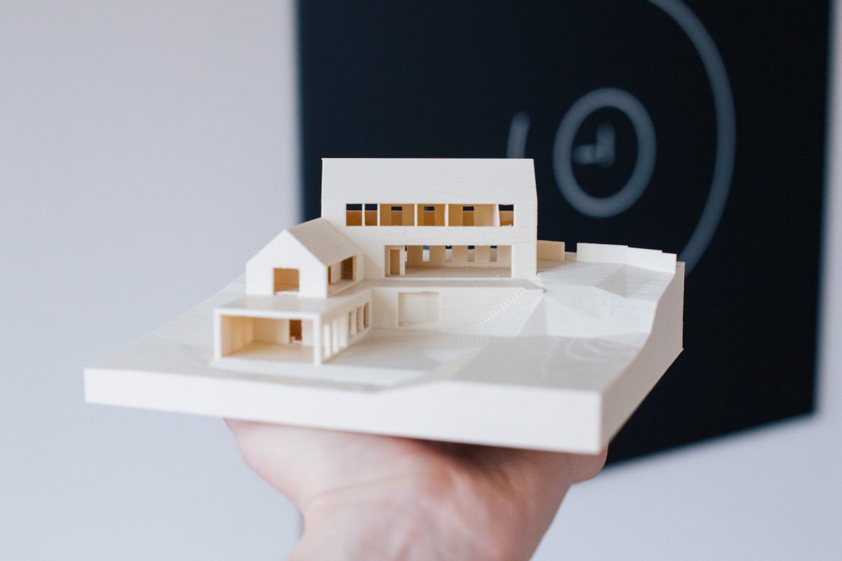 Model rodinného domu od studia Pavel Hnilička Architekti