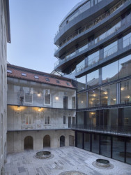 Minulý rok dokončil Architekt roku 2019 Stanislav Fiala polyfunkční dům DRN na Národní třídě v Praze