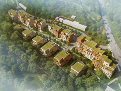 Průmyslový areál v Českém Krumlově přemění studio A8000 na bytový komplex