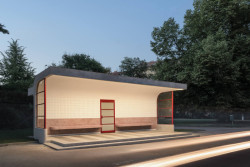 Rekonstrukce funkcionalistické zastávky od architekta Oskara Pořísky, Atelier RAW