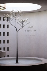 Aqua Tree jako součást nové kolekce GROHE SPA, představené na Milan Design Weeku.