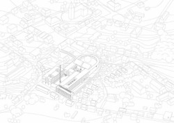 Vojtech Stoklasa, Hrádek nahoře i dole, axonometrie – foto
