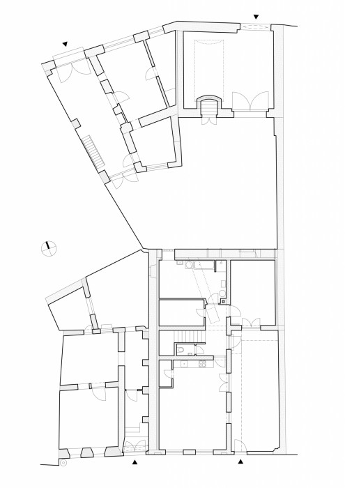 Půdorys 1NP původní