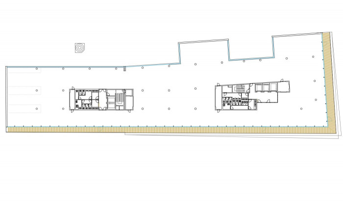 FIVE, půdorys 7NP, QARTA architektura