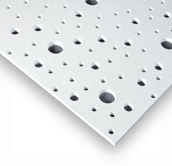 Sádrokartonové perforované desky Rigitone R 12-20-35 Activ‘Air® pro řešení prostorové akustiky v místnosti