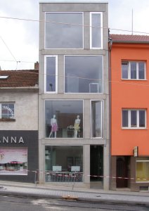 polyfunkční dům v Minské ulici v Brně od ateliéru Makovský