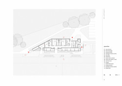 Stadium ‘Luka Šokčević Šaljapin’, půdorys 1NP, GEplus Architects