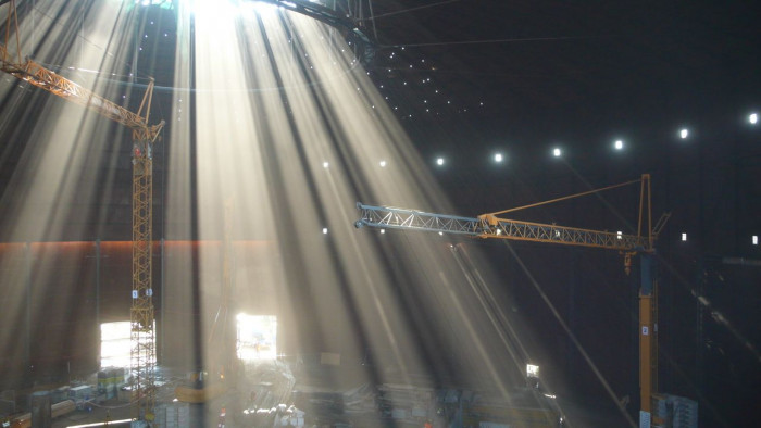 AP ATELIER, Multifunkční aula Gong, proces přestavby – foto