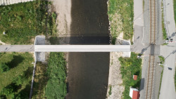 Lávka přes řeku Lubinu v Příboře, Petr Tej, Marek Blank, Jan Mourek