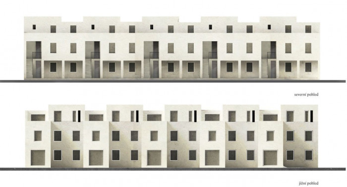 Anna Cisariková, Tovární bytový dům / Hrádek nad Nisou, pohledy - foto