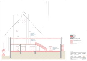 Huť Marie, Architektura s.r.o.: Řez