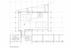 IO Studio, Dostavba atria Provozně ekonomické fakulty ČZU v Praze, půdorys 2. NP – foto