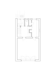 Původní půdorys 1.NP