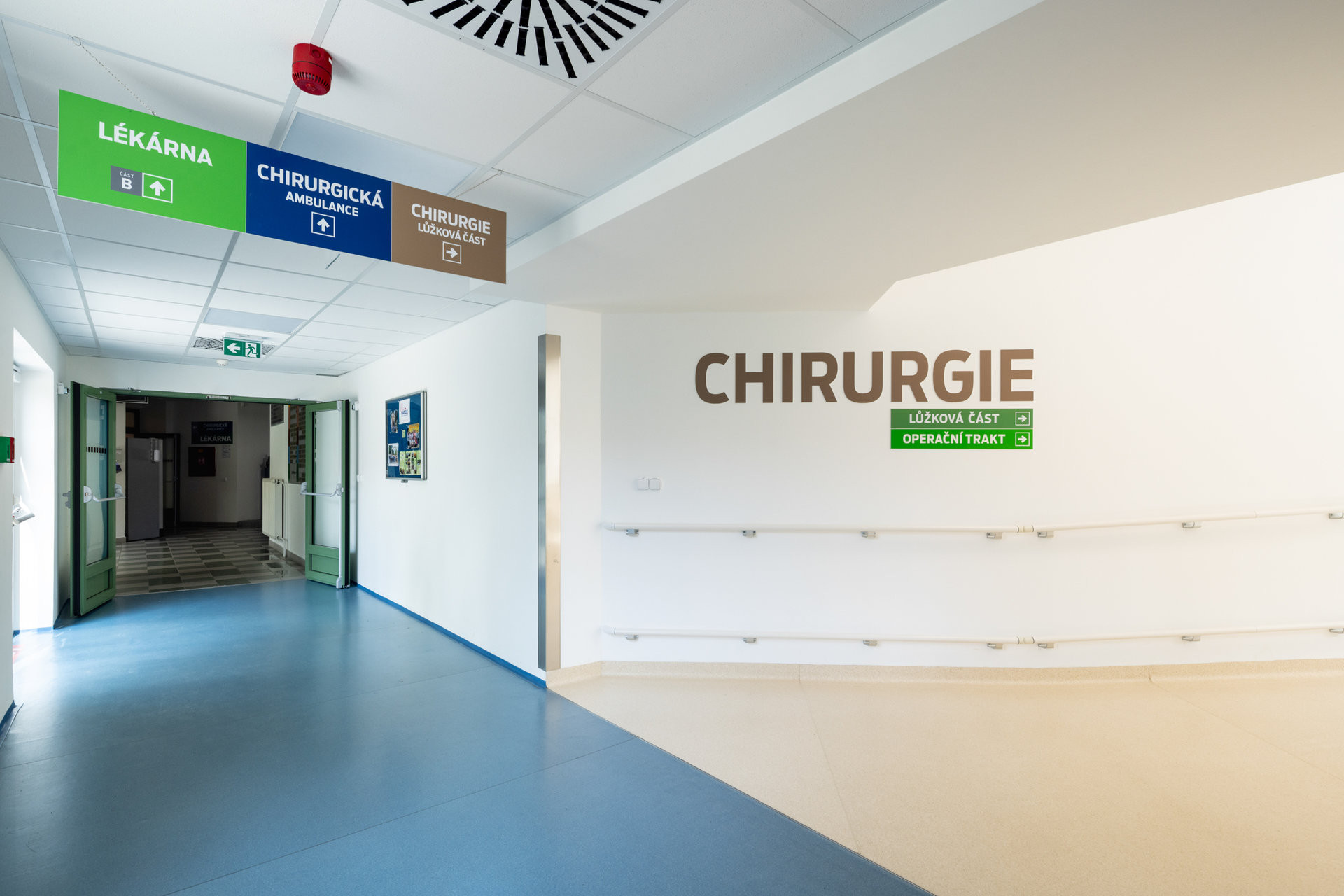 Pavilon chirurgie (Karvinská hornická nemocnice postavená z modulů KOMA)